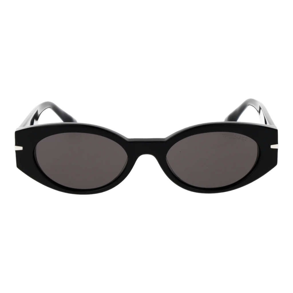 Trussardi Oval sunglasses, Acetate frame, Trussardi Sunglasses TSW9017 A01 54 – Burghley & Co (Image 2)