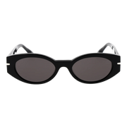 Trussardi Oval sunglasses, Acetate frame, Trussardi Sunglasses TSW9017 A01 54 – Burghley & Co (Image 2)