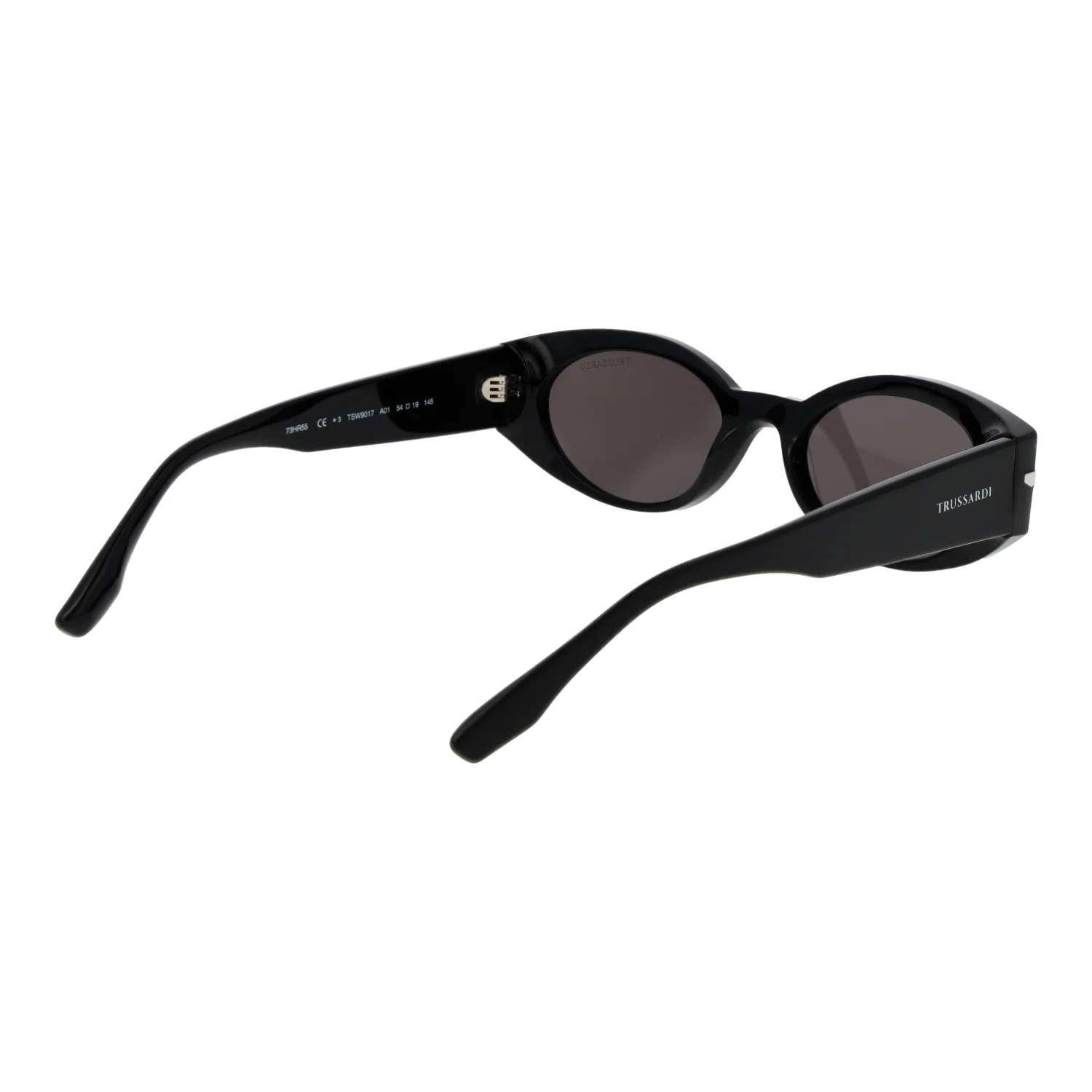 Trussardi Oval sunglasses, Acetate frame, Trussardi Sunglasses TSW9017 A01 54 – Burghley & Co (Image 3)