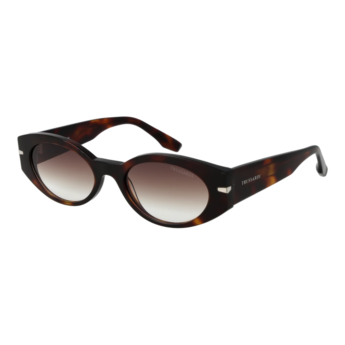 Trussardi Oval sunglasses, Acetate frame, Trussardi Sunglasses TSW9017 G21 54 – Burghley & Co (Image 1)