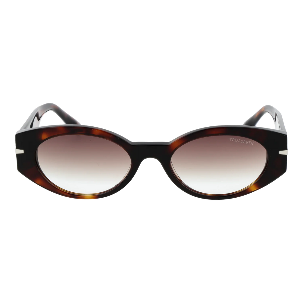 Trussardi Oval sunglasses, Acetate frame, Trussardi Sunglasses TSW9017 G21 54 – Burghley & Co (Image 2)