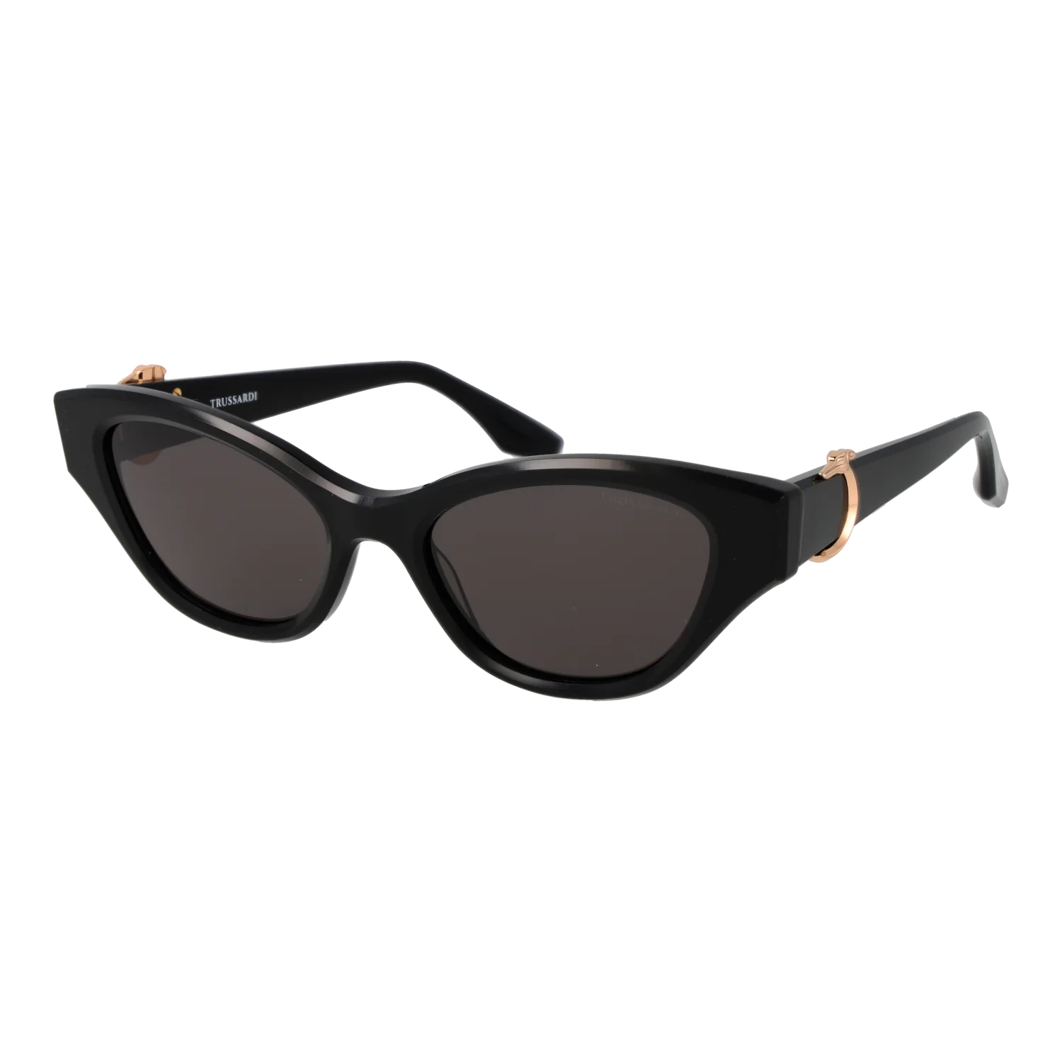 Trussardi Cat-eye sunglasses, Acetate frame, Trussardi Sunglasses TSW9021 A01 55 – Burghley & Co (Image 1)