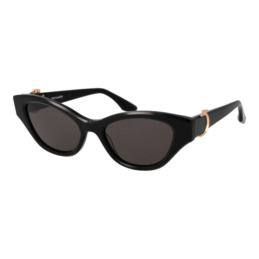 Trussardi Cat-eye sunglasses, Acetate frame, Trussardi Sunglasses TSW9021 A01 55 – Burghley & Co (Image 1)