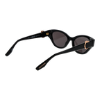 Trussardi Cat-eye sunglasses, Acetate frame, Trussardi Sunglasses TSW9021 A01 55 – Burghley & Co (Image 3)