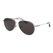 Trussardi Aviator sunglasses, Stainless steel frame, Trussardi Sunglasses TSM3015 02A 62 – Burghley & Co (Image 1)