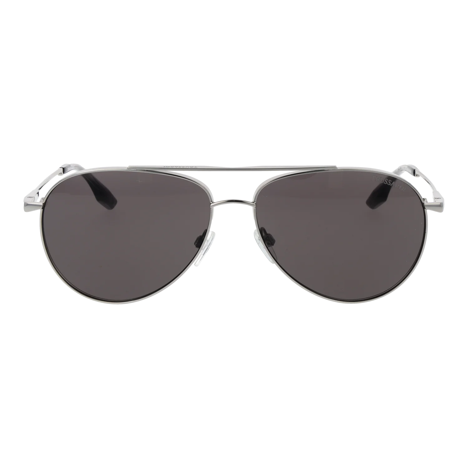 Trussardi Aviator sunglasses, Stainless steel frame, Trussardi Sunglasses TSM3015 02A 62 – Burghley & Co (Image 2)