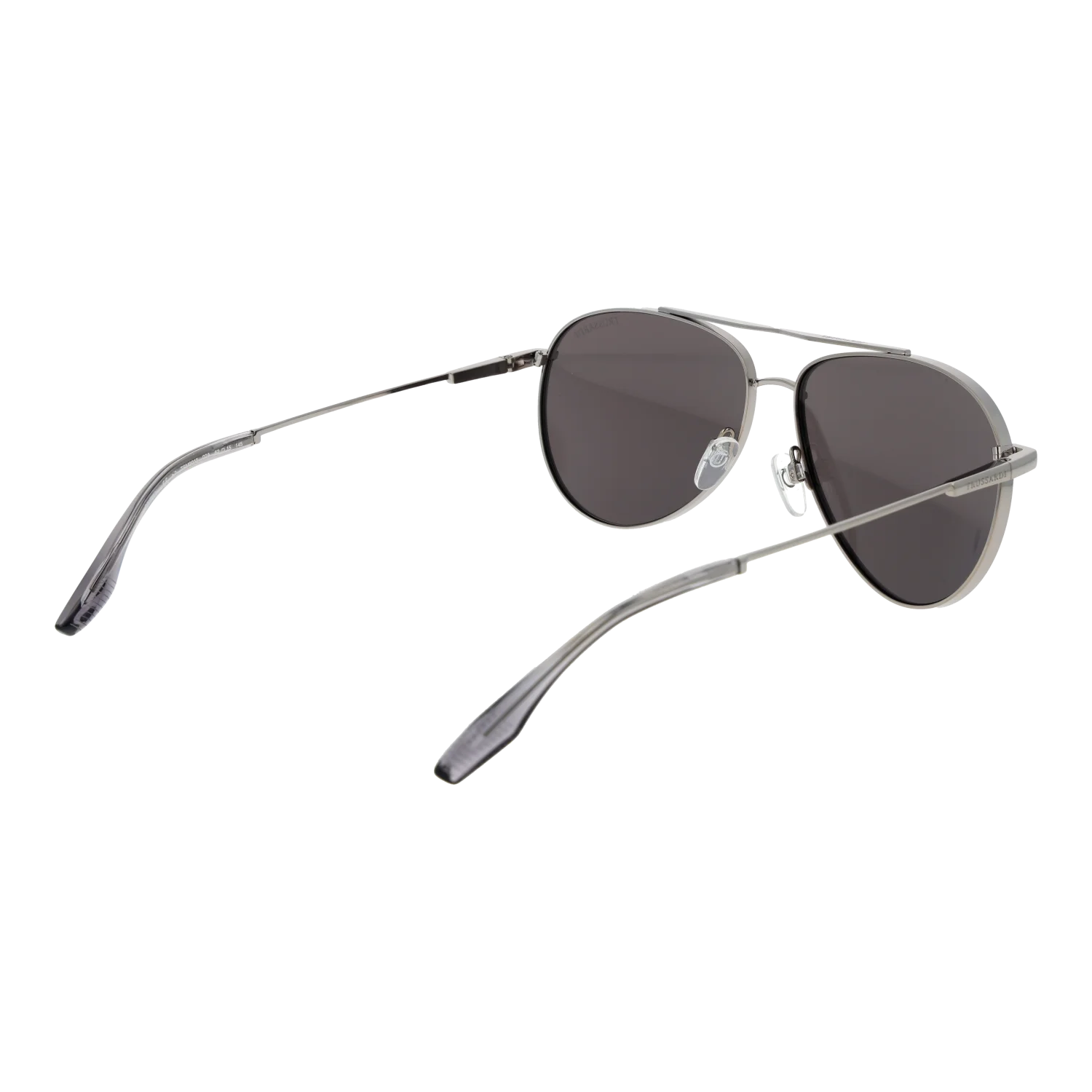 Trussardi Aviator sunglasses, Stainless steel frame, Trussardi Sunglasses TSM3015 02A 62 – Burghley & Co (Image 3)