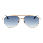 Trussardi Aviator sunglasses, Stainless steel frame, Trussardi Sunglasses TSM3015 04A 62 – Burghley & Co (Image 2)