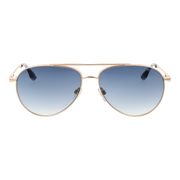 Trussardi Aviator sunglasses, Stainless steel frame, Trussardi Sunglasses TSM3015 04A 62 – Burghley & Co (Image 2)