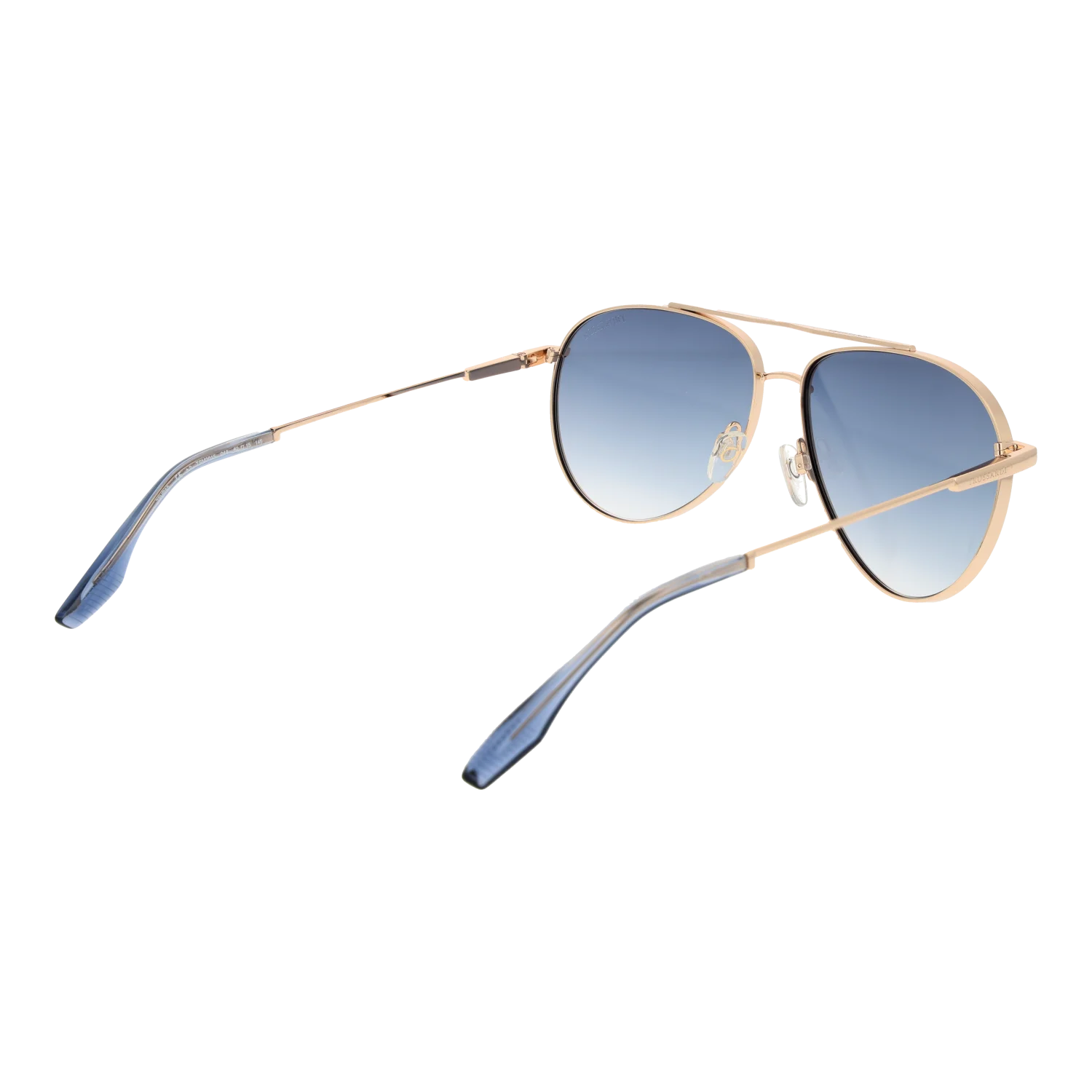 Trussardi Aviator sunglasses, Stainless steel frame, Trussardi Sunglasses TSM3015 04A 62 – Burghley & Co (Image 3)