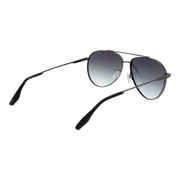 Trussardi Aviator sunglasses, Stainless steel frame, Trussardi Sunglasses TSM3015 02B 62 – Burghley & Co (Image 3)