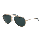 Trussardi Aviator sunglasses, Stainless steel frame, Trussardi Sunglasses TSM3015 04B 62 – Burghley & Co (Image 1)