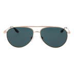 Trussardi Aviator sunglasses, Stainless steel frame, Trussardi Sunglasses TSM3015 04B 62 – Burghley & Co (Image 2)