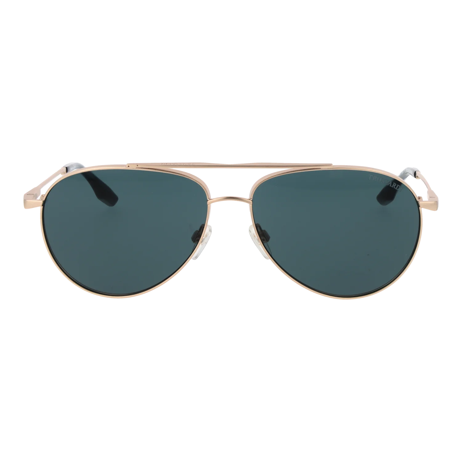 Trussardi Aviator sunglasses, Stainless steel frame, Trussardi Sunglasses TSM3015 04B 62 – Burghley & Co (Image 2)