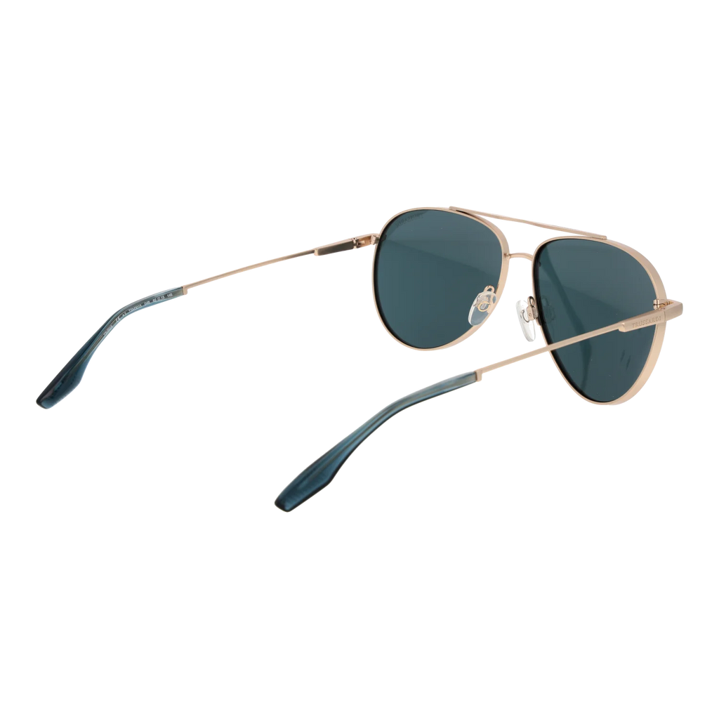 Trussardi Aviator sunglasses, Stainless steel frame, Trussardi Sunglasses TSM3015 04B 62 – Burghley & Co (Image 3)