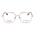 Trussardi Square glasses in  and , Stainless steel frame, Trussardi Optical Frames TSW1038 05A 56 – Burghley & Co (Image 2)
