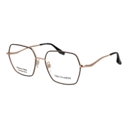 Trussardi Square glasses, Stainless steel frame, Trussardi Optical Frames TSW1038 09A 56 – Burghley & Co (Image 1)