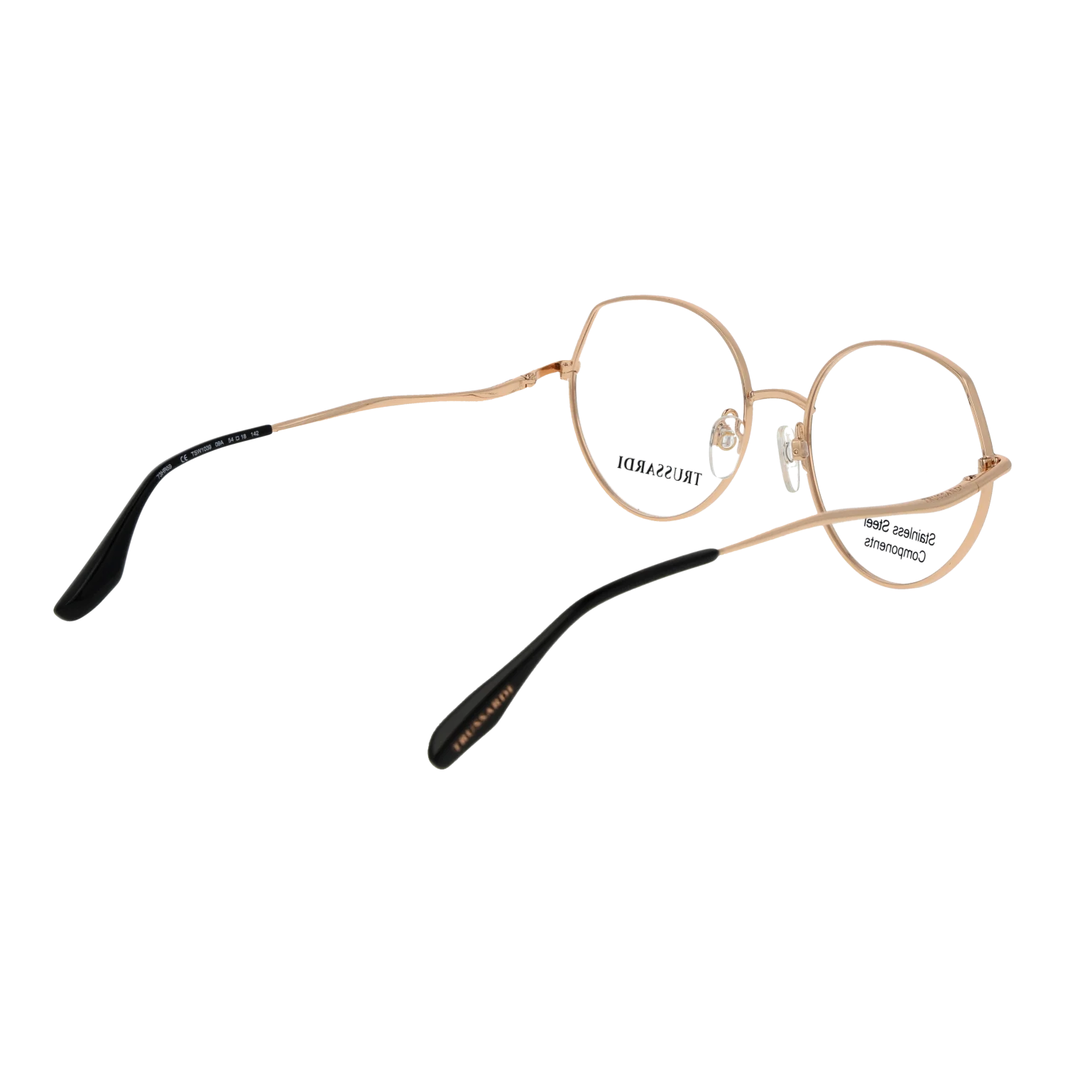 Trussardi glasses, Trussardi Optical Frames TSW1039 09A 54 – Burghley & Co (Image 3)