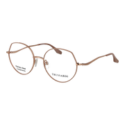 Trussardi Round glasses, Stainless steel frame, Trussardi Optical Frames TSW1039 01A 54 – Burghley & Co (Image 1)