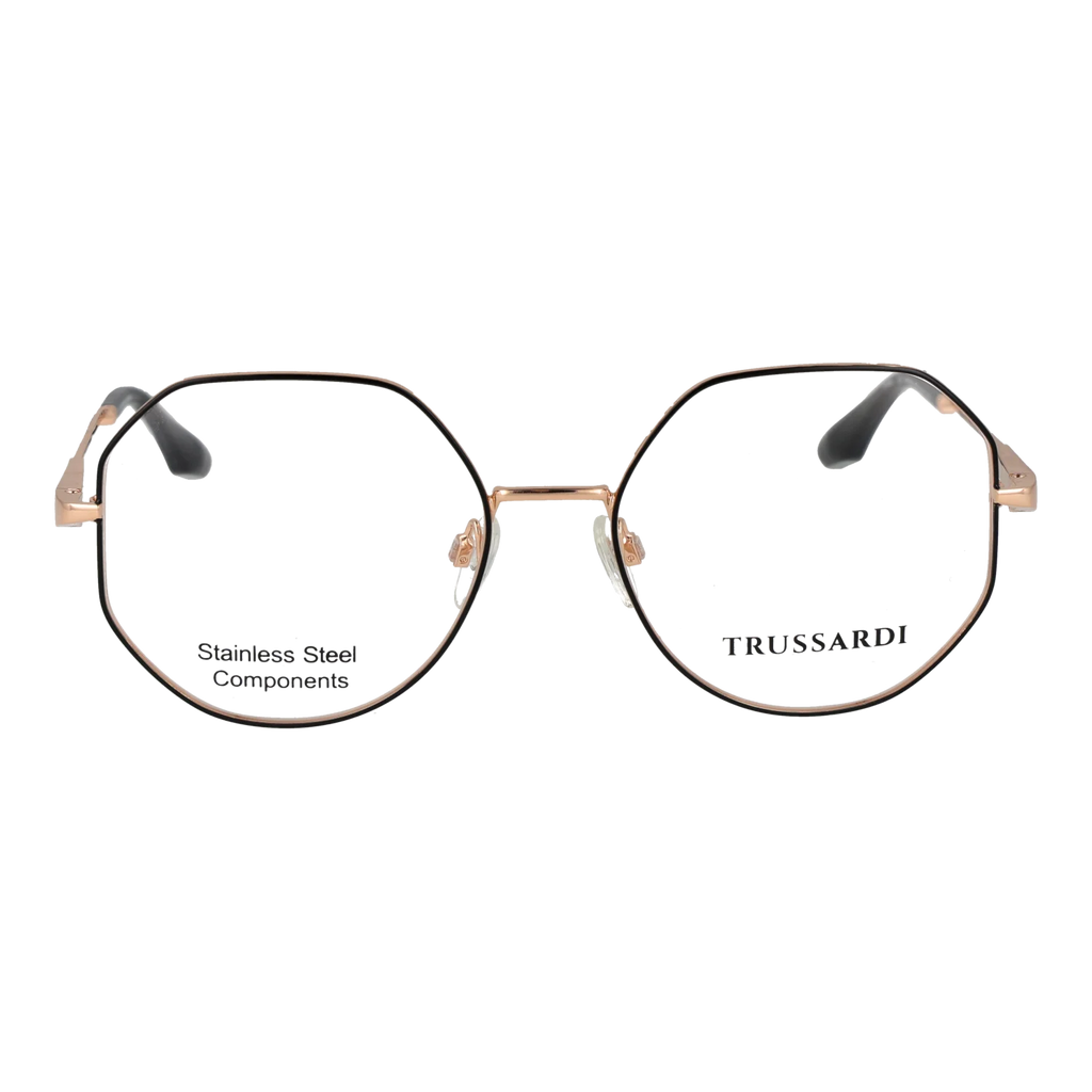 Trussardi glasses, Stainless steel frame, Trussardi Optical Frames TSW1042 09A 53 – Burghley & Co (Image 2)
