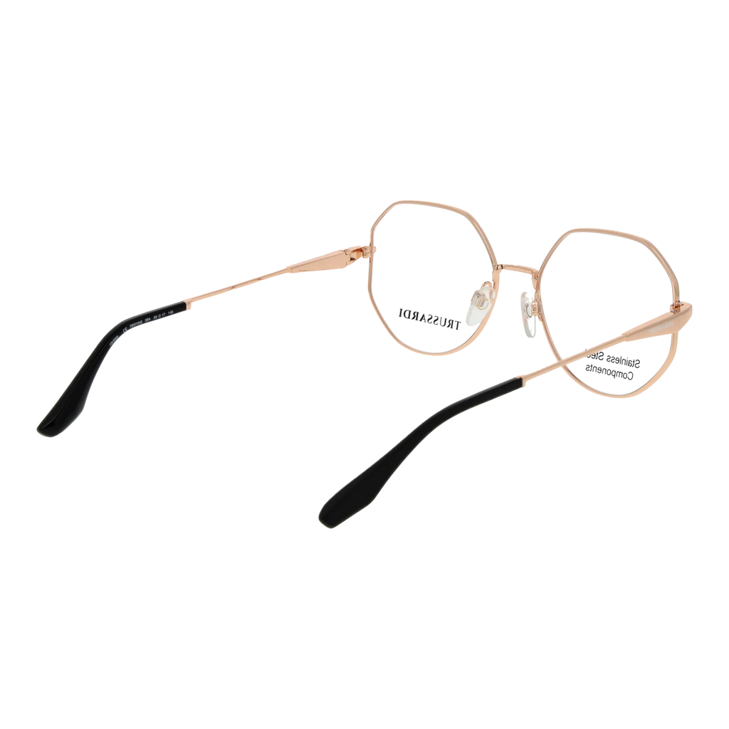 Trussardi glasses, Stainless steel frame, Trussardi Optical Frames TSW1042 09A 53 – Burghley & Co (Image 3)