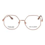 Trussardi Round glasses, Stainless steel frame, Trussardi Optical Frames TSW1042 01A 53 – Burghley & Co (Image 2)