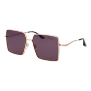 Trussardi Square sunglasses, Stainless steel frame, Trussardi Sunglasses TSW3010 04A 59 – Burghley & Co (Image 1)