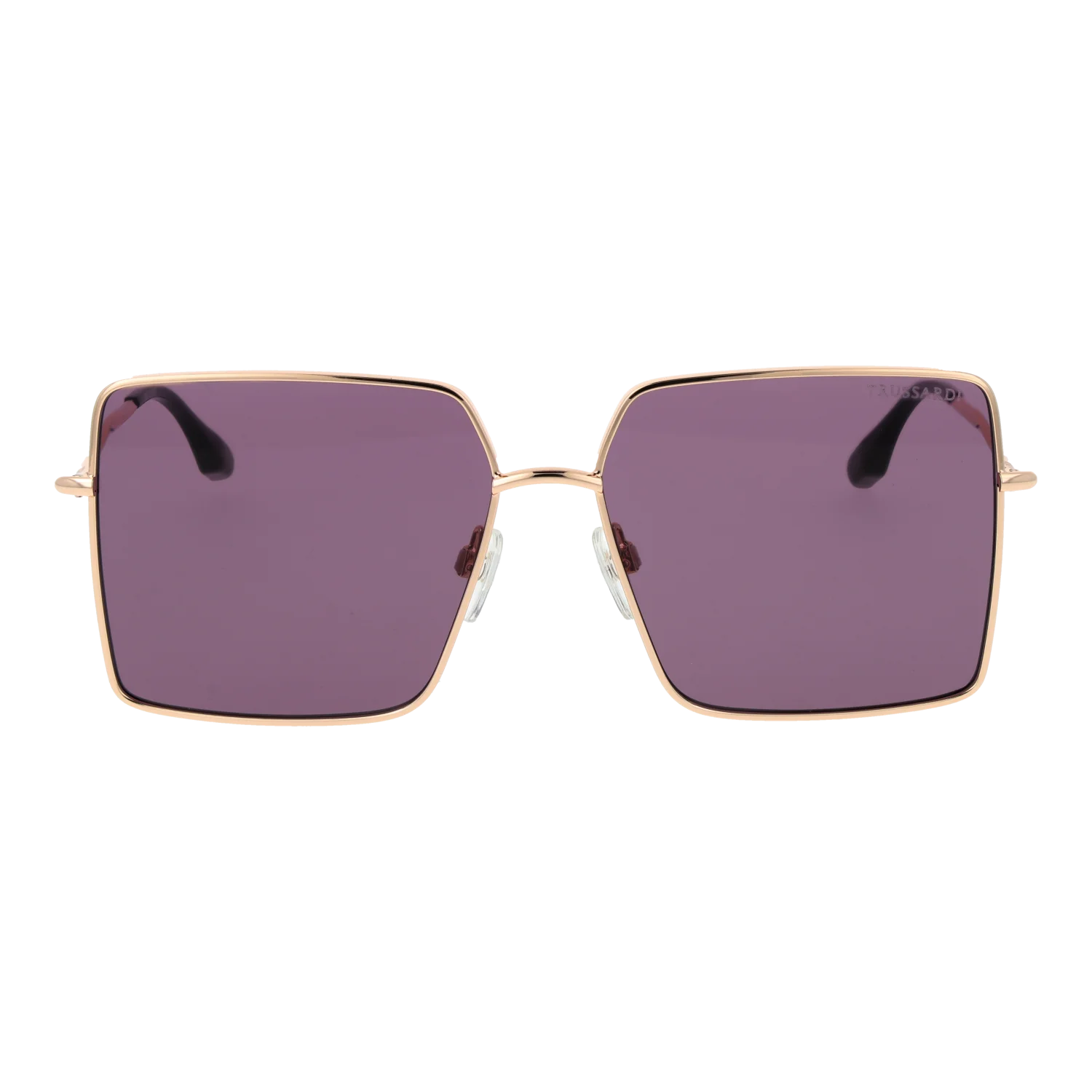 Trussardi Square sunglasses, Stainless steel frame, Trussardi Sunglasses TSW3010 04A 59 – Burghley & Co (Image 2)