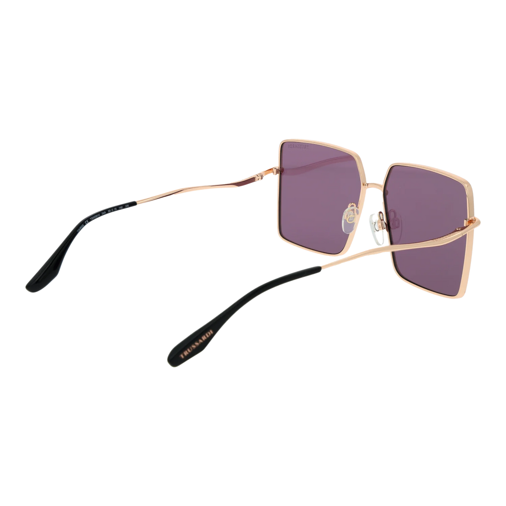 Trussardi Square sunglasses, Stainless steel frame, Trussardi Sunglasses TSW3010 04A 59 – Burghley & Co (Image 3)