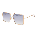 Trussardi Square sunglasses, Stainless steel frame, Trussardi Sunglasses TSW3010 04B 59 – Burghley & Co (Image 1)
