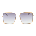 Trussardi Square sunglasses, Stainless steel frame, Trussardi Sunglasses TSW3010 04B 59 – Burghley & Co (Image 2)
