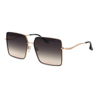 Trussardi Square sunglasses, Stainless steel frame, Trussardi Sunglasses TSW3010 09A 59 – Burghley & Co (Image 1)