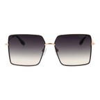 Trussardi Square sunglasses, Stainless steel frame, Trussardi Sunglasses TSW3010 09A 59 – Burghley & Co (Image 2)