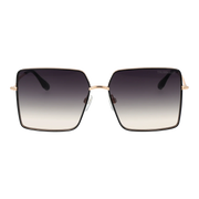 Trussardi Square sunglasses, Stainless steel frame, Trussardi Sunglasses TSW3010 09A 59 – Burghley & Co (Image 2)