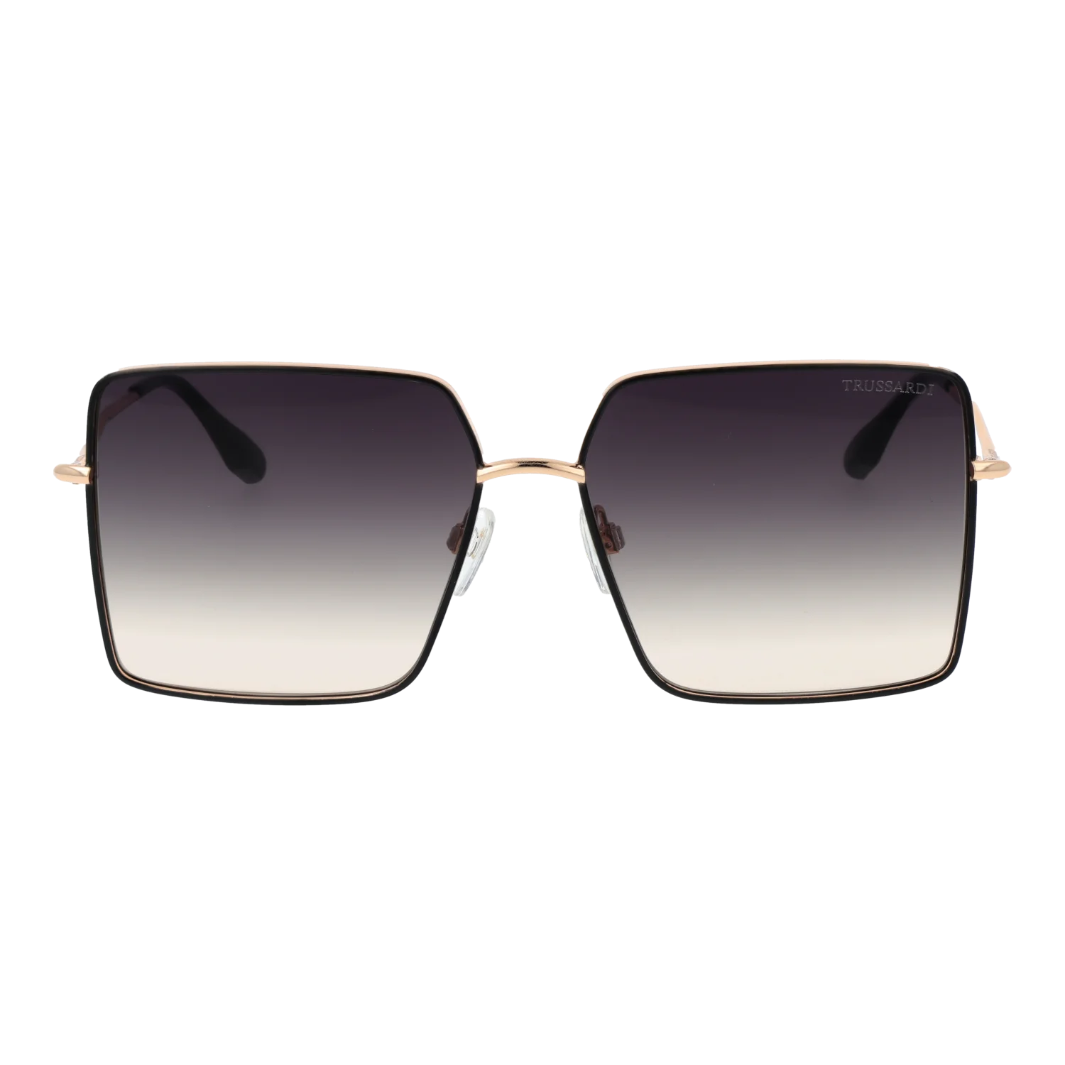 Trussardi Square sunglasses, Stainless steel frame, Trussardi Sunglasses TSW3010 09A 59 – Burghley & Co (Image 2)
