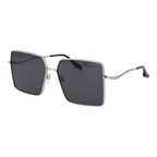 Trussardi Square sunglasses, Stainless steel frame, Trussardi Sunglasses TSW3010 03A 59 – Burghley & Co (Image 1)