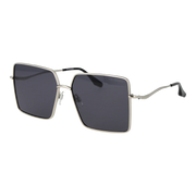 Trussardi Square sunglasses, Stainless steel frame, Trussardi Sunglasses TSW3010 03A 59 – Burghley & Co (Image 1)