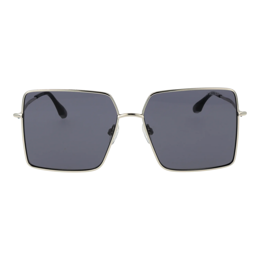 Trussardi Square sunglasses, Stainless steel frame, Trussardi Sunglasses TSW3010 03A 59 – Burghley & Co (Image 2)