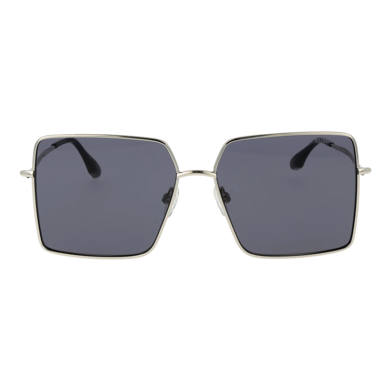 Trussardi Square sunglasses, Stainless steel frame, Trussardi Sunglasses TSW3010 03A 59 – Burghley & Co (Image 2)