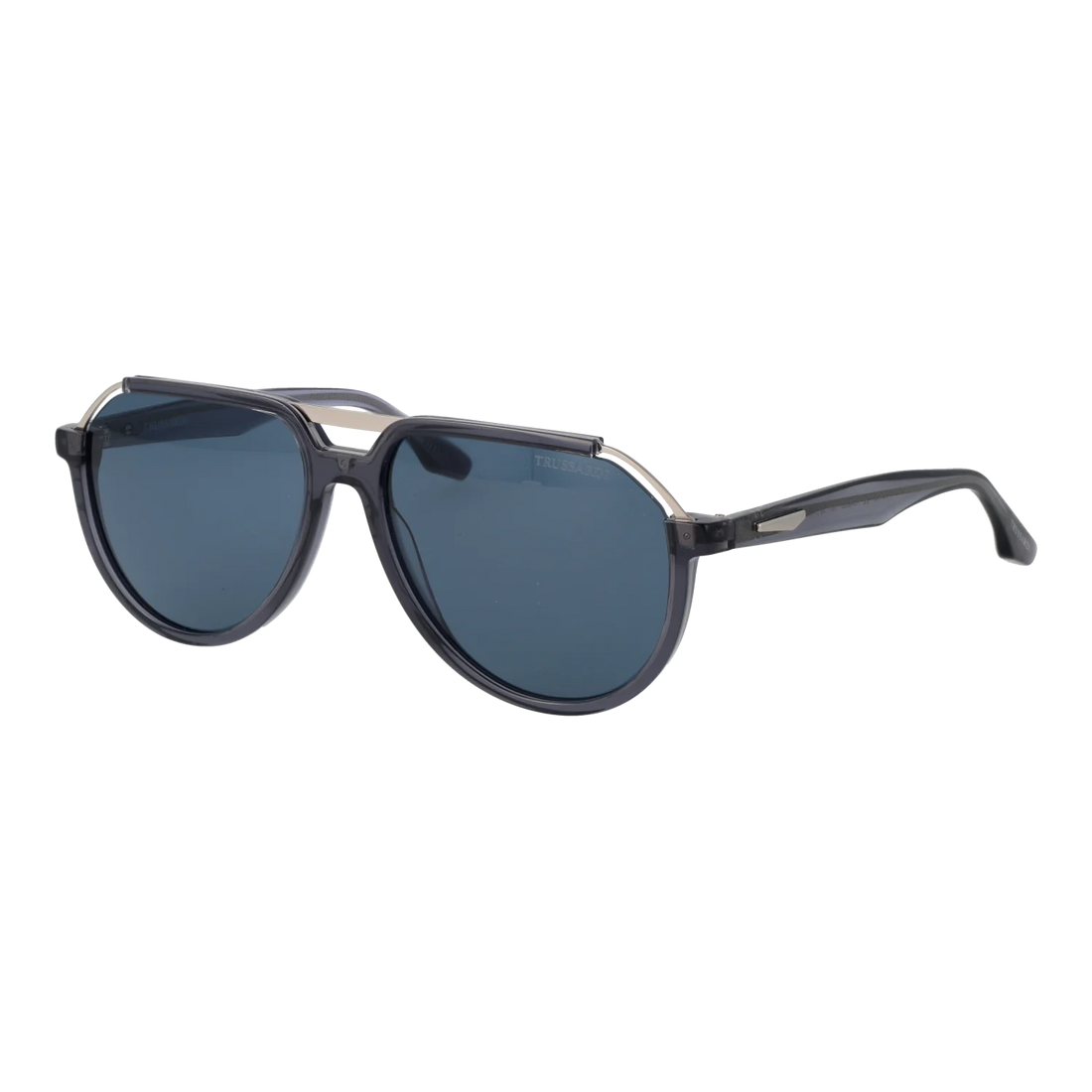 Trussardi Aviator sunglasses, Acetate frame, Trussardi Sunglasses TSM9036 T01 59 – Burghley & Co (Image 1)