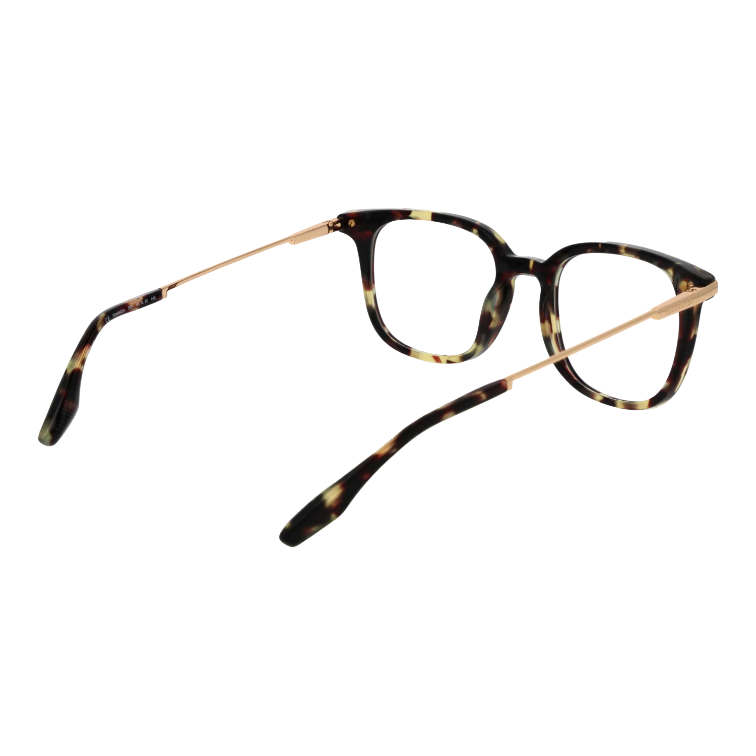 Trussardi Square glasses, Acetate frame, Trussardi Optical Frames TSM6054 G21 51 – Burghley & Co (Image 3)