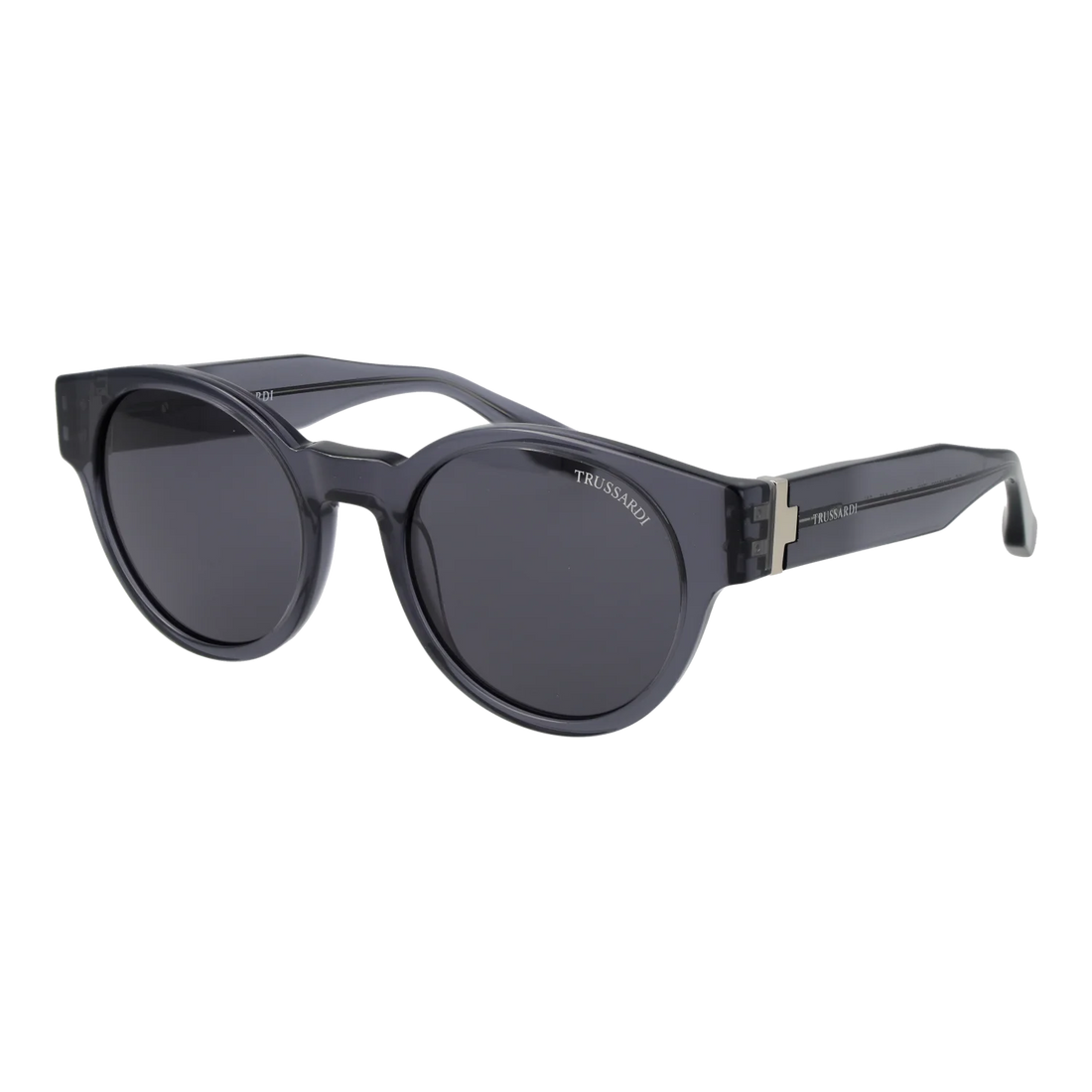 Trussardi Round sunglasses, Acetate frame, Trussardi Sunglasses TSM9027 T02 52 – Burghley & Co (Image 1)