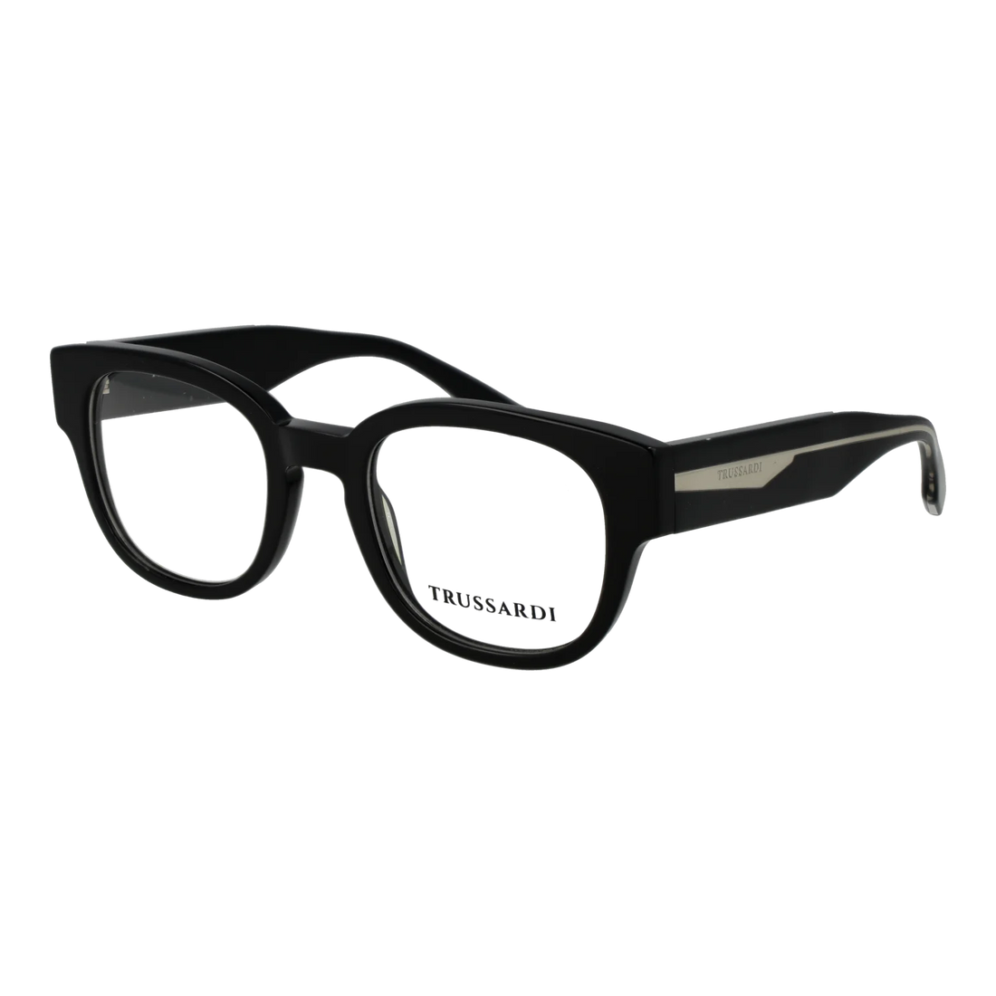 Trussardi glasses, Acetate frame, Trussardi Optical Frames TSU6042 A01 50 – Burghley & Co (Image 1)