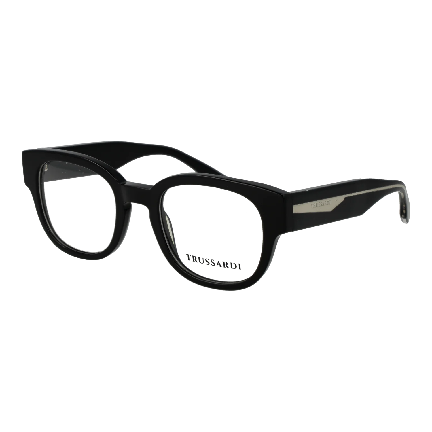 Trussardi glasses, Acetate frame, Trussardi Optical Frames TSU6042 A01 50 – Burghley & Co (Image 1)