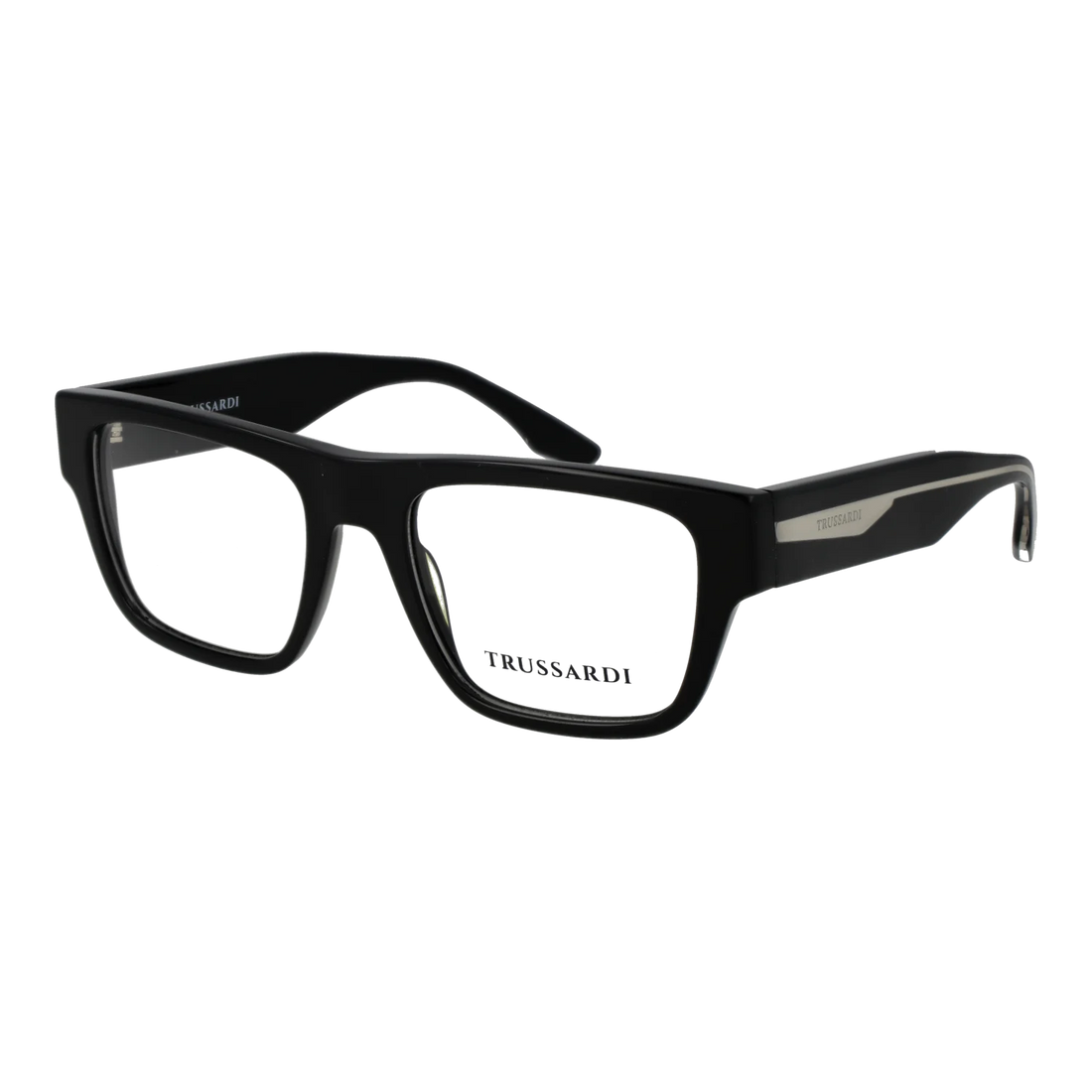 Trussardi Square glasses, Acetate frame, Trussardi Optical Frames TSU6043 A01 52 – Burghley & Co (Image 1)