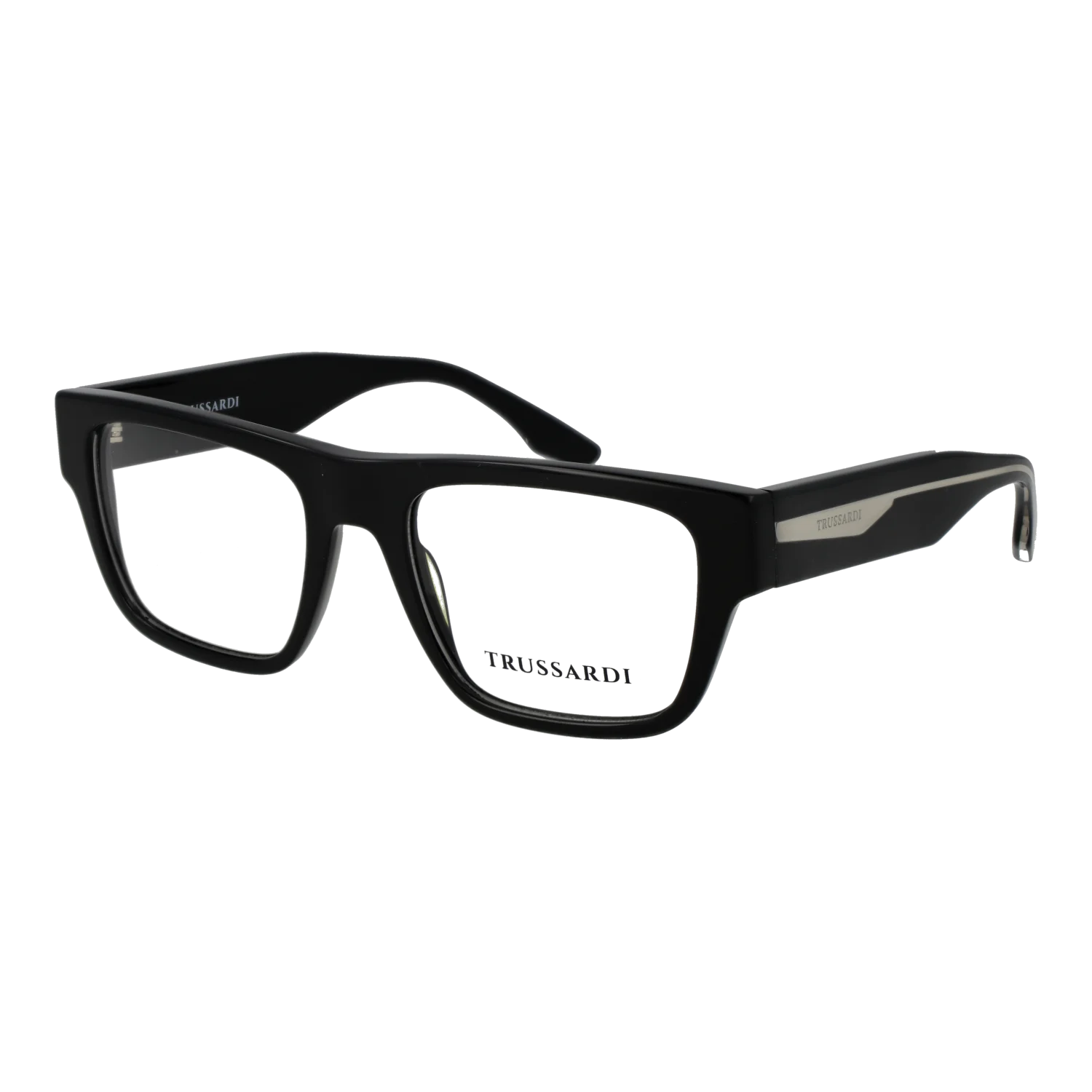 Trussardi Square glasses, Acetate frame, Trussardi Optical Frames TSU6043 A01 52 – Burghley & Co (Image 1)