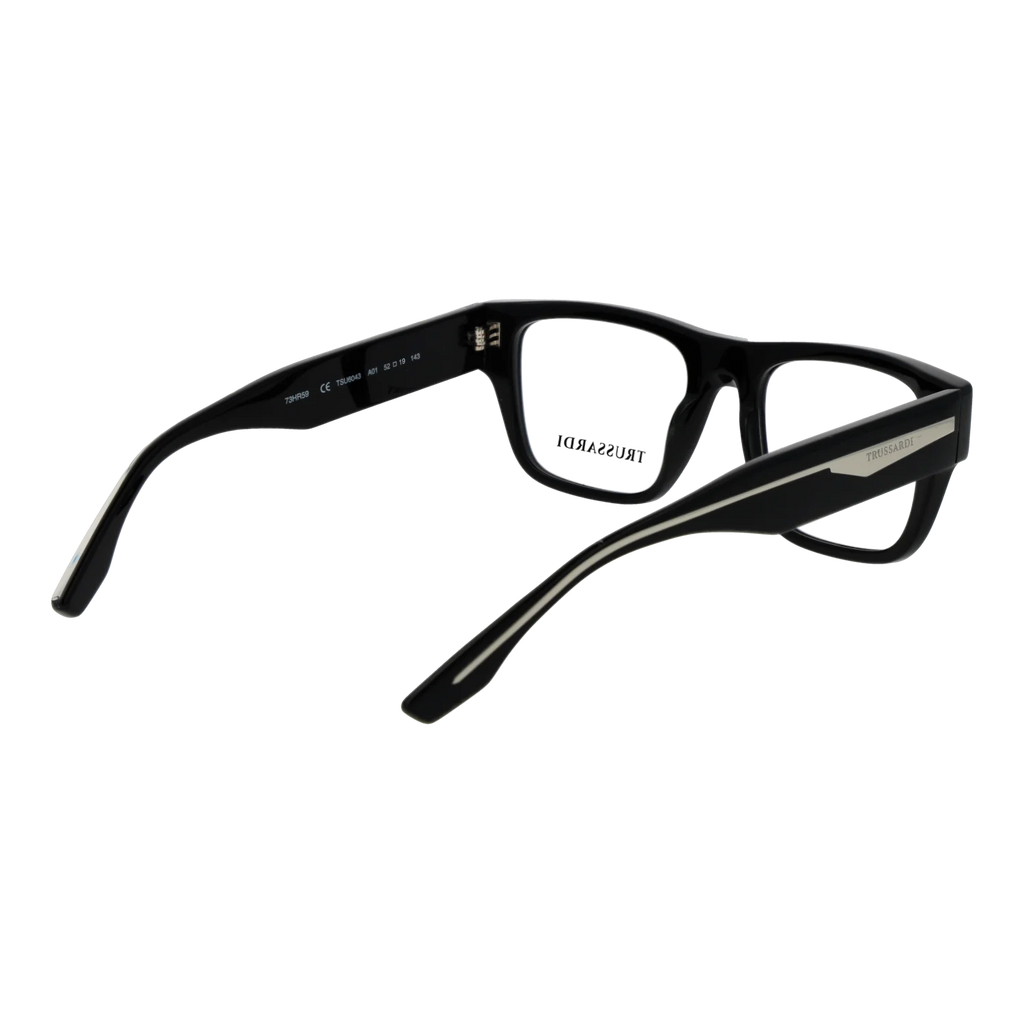 Trussardi Square glasses, Acetate frame, Trussardi Optical Frames TSU6043 A01 52 – Burghley & Co (Image 3)