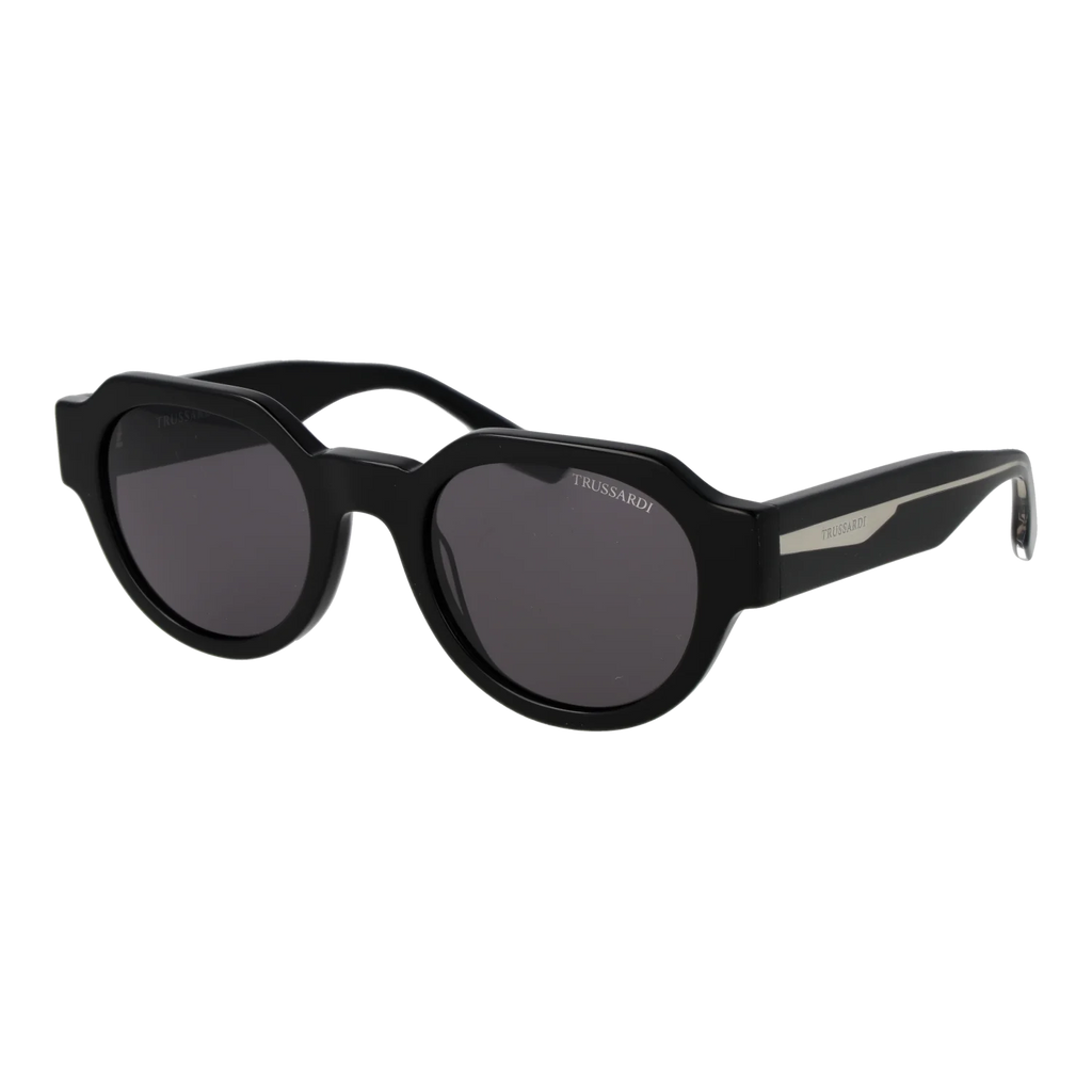 Trussardi sunglasses, Acetate frame, Trussardi Sunglasses TSU9031 A01 51 – Burghley & Co (Image 1)