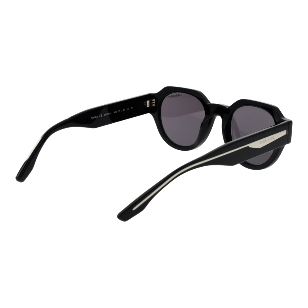 Trussardi sunglasses, Acetate frame, Trussardi Sunglasses TSU9031 A01 51 – Burghley & Co (Image 3)