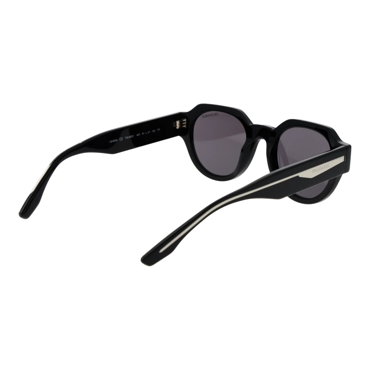 Trussardi sunglasses, Acetate frame, Trussardi Sunglasses TSU9031 A01 51 – Burghley & Co (Image 3)